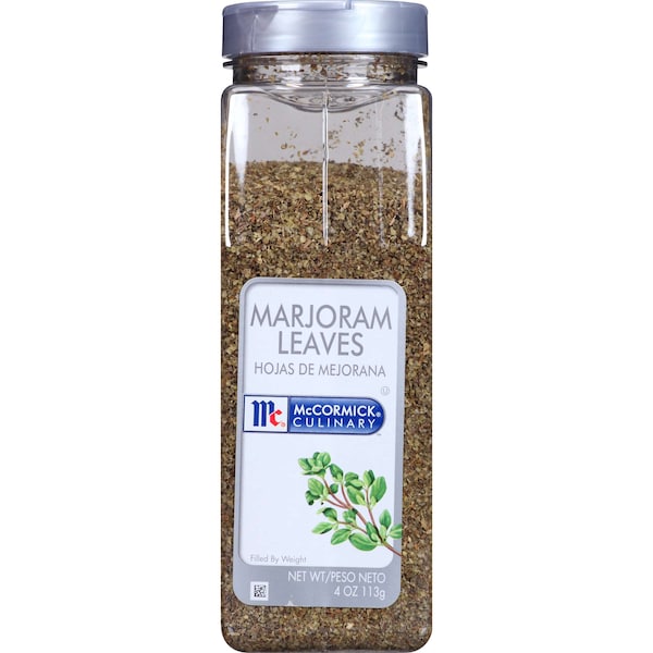 McCormick Marjoram Leaves Whole 4 Oz. Container, PK6